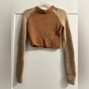 Wilfred Sweater in Tan and Brown